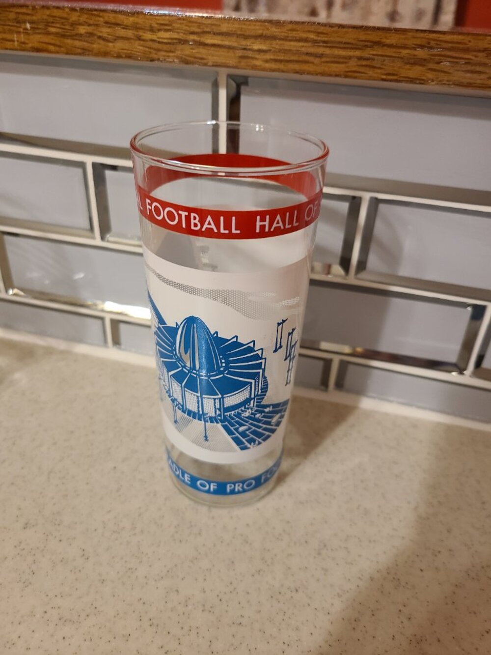football Glass For Sale Today Collectible